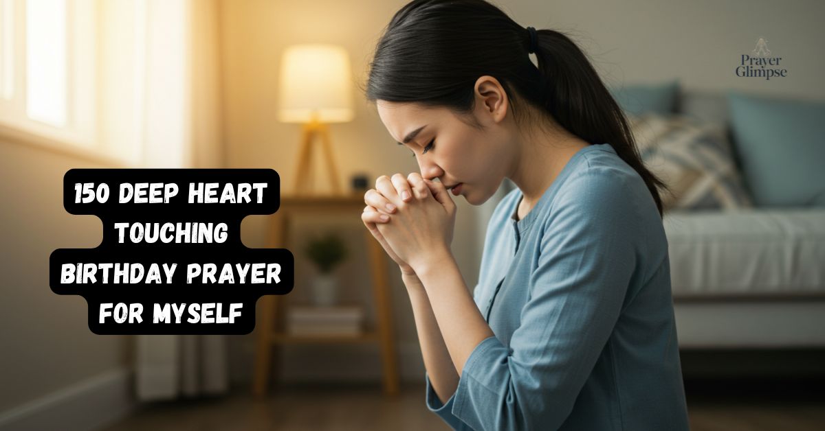 150 Deep Heart Touching Birthday Prayer for Myself