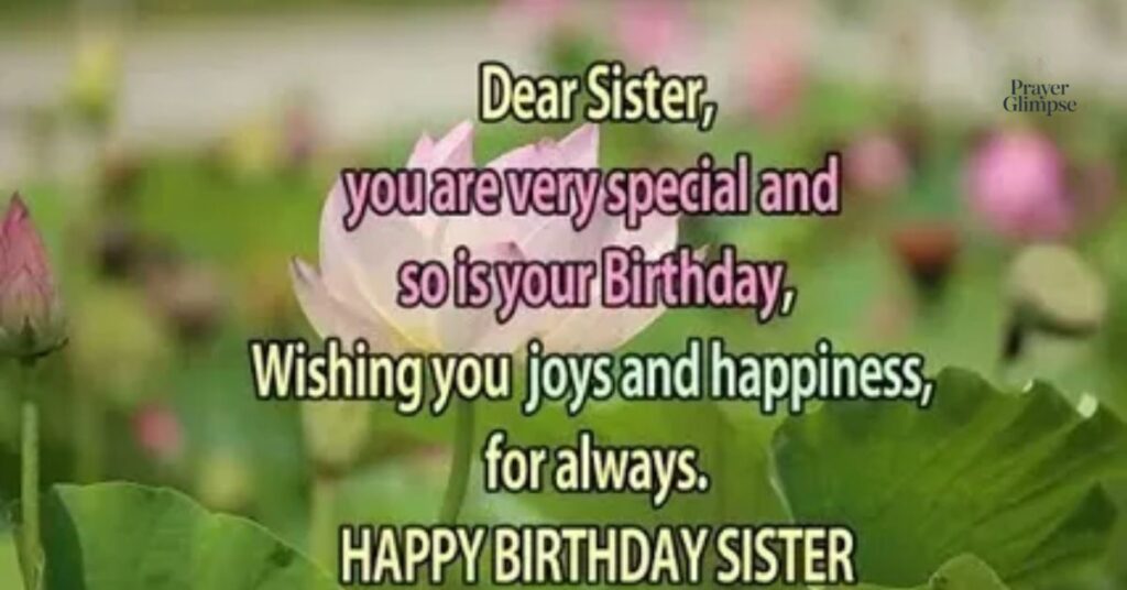 Birthday Prayers for My Elder Sister