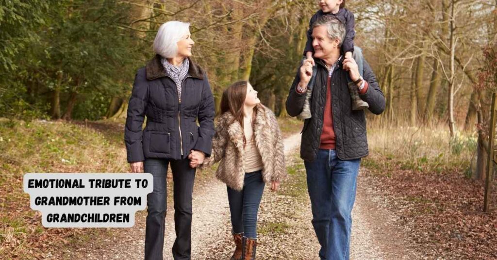 Emotional Tribute to Grandmother from Grandchildren