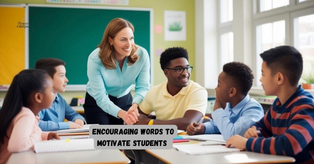 Encouraging Words to Motivate Students