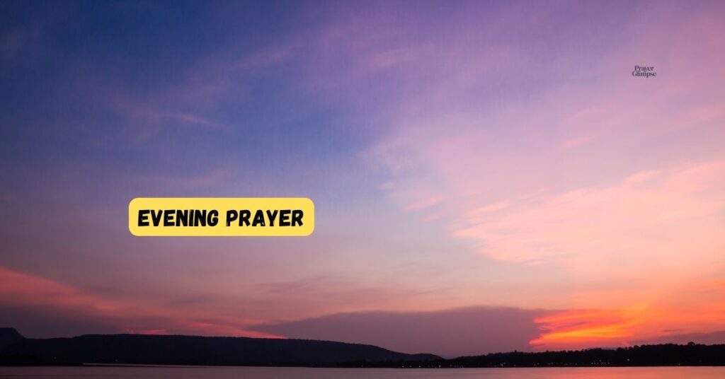 Evening Prayer