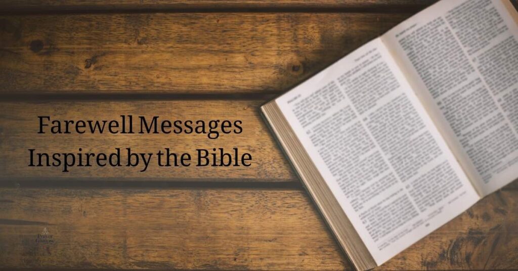 Farewell Messages Inspired by the Bible