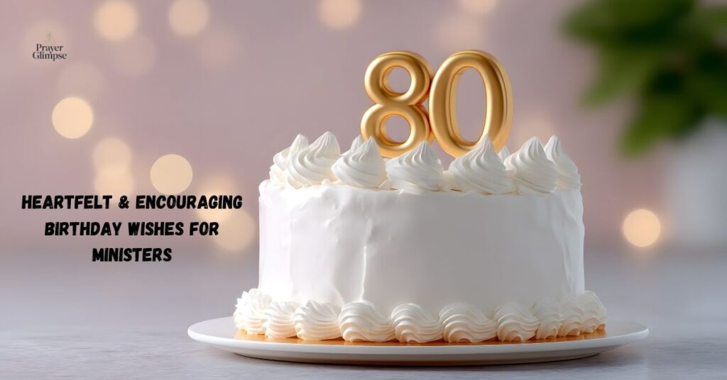 Heartfelt & Encouraging Birthday Wishes for Ministers