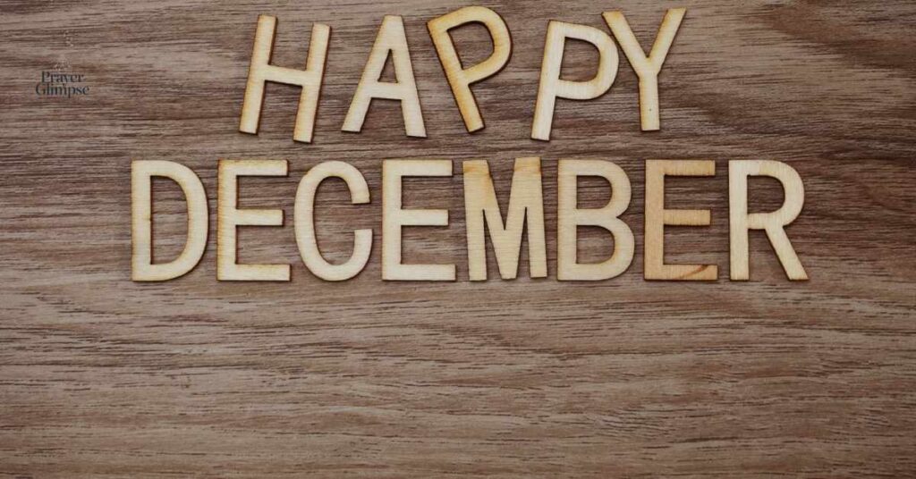 Inspiring December Happy New Month Messages