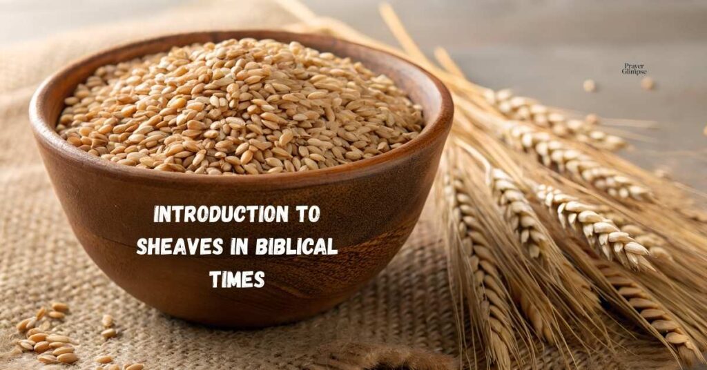 Introduction to Sheaves in Biblical Times