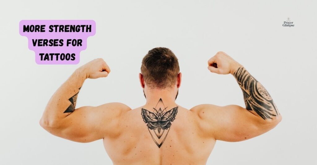 More Strength Verses for Tattoos