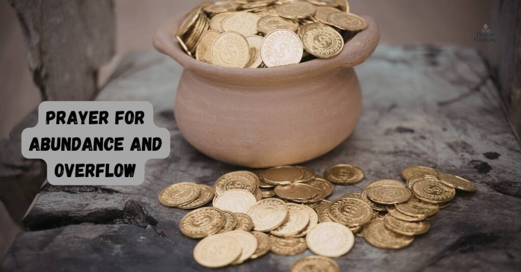 Prayer for Abundance and Overflow