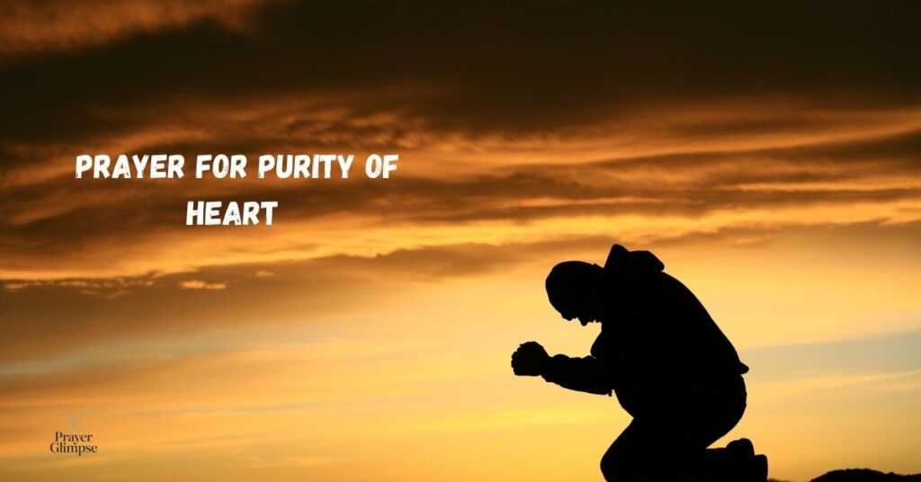 Prayer for Purity of Heart