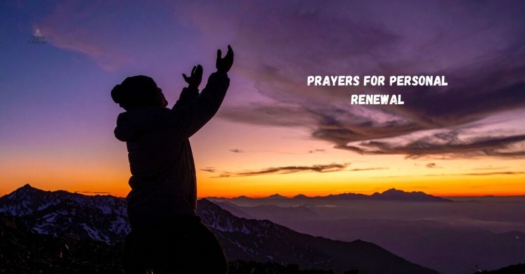 Prayers for Personal Renewal