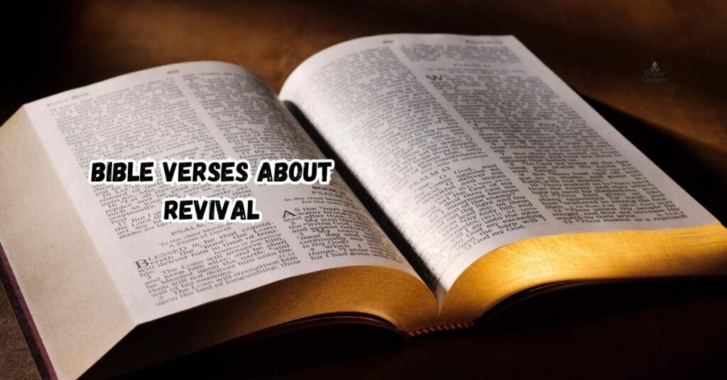 Bible Verses About Revival