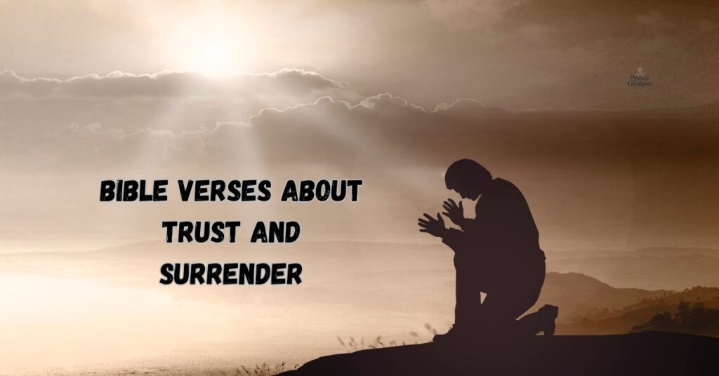 Bible Verses About Trust and Surrender