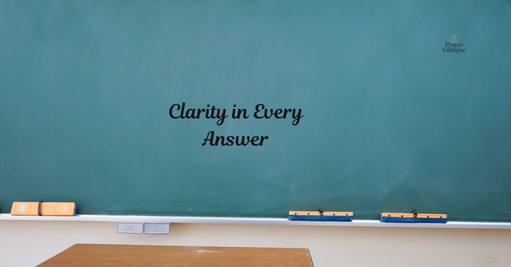 Clarity in Every Answer