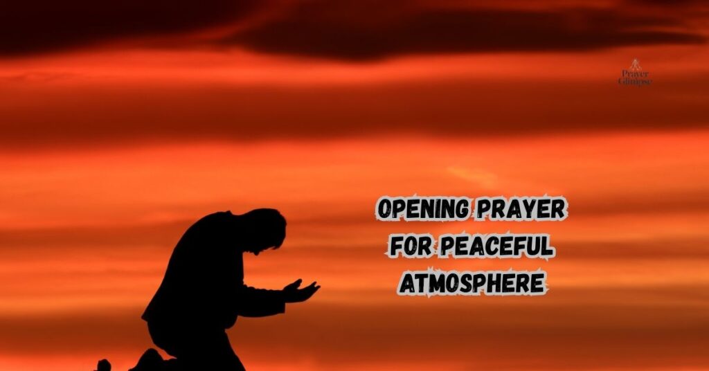 Closing Prayer for Protection