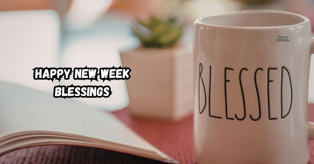 Happy New Week Blessings