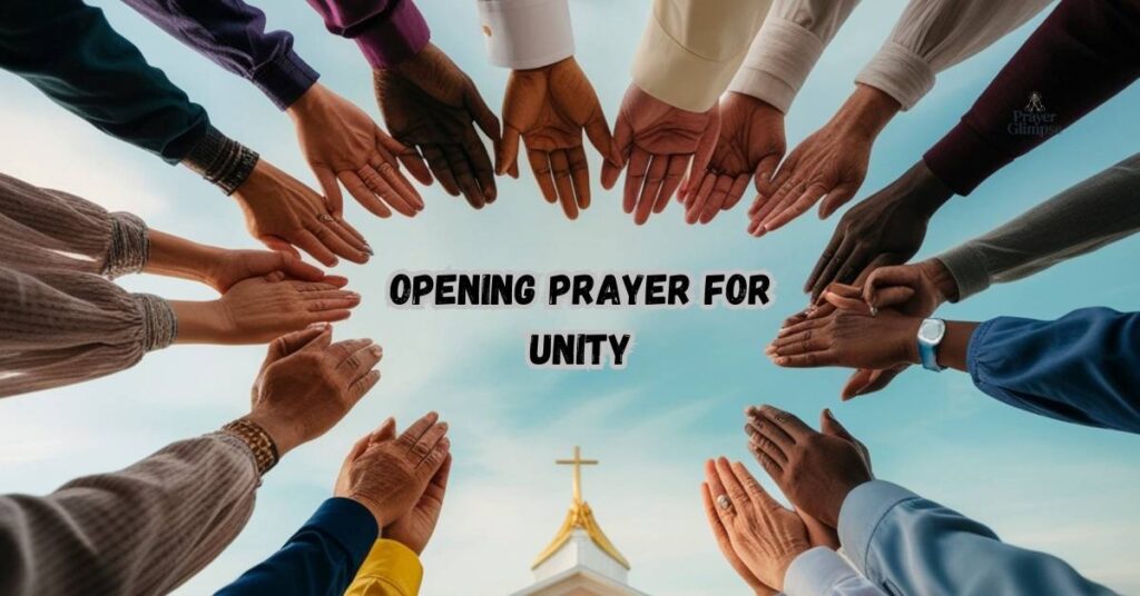Opening Prayer for Unity