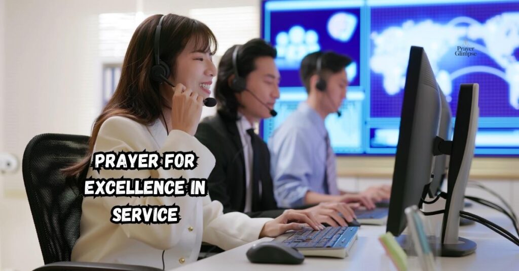 Prayer for Excellence in Service