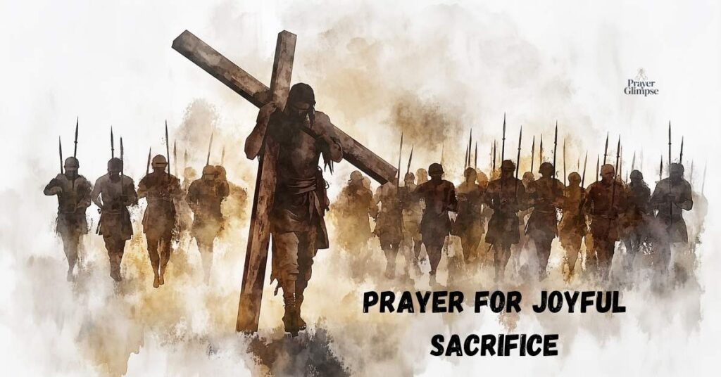 Prayer for Joyful Sacrifice