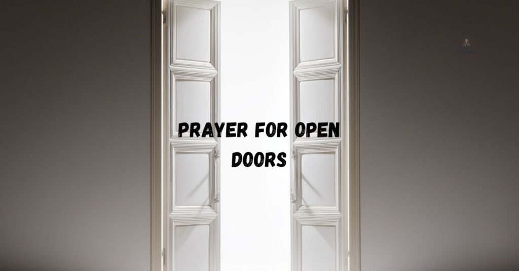 Prayer for Open Doors