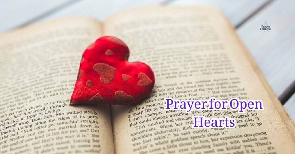 Prayer for Open Hearts