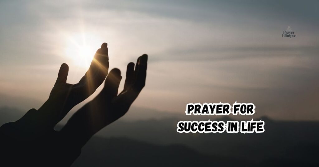 Prayer for Success in Life