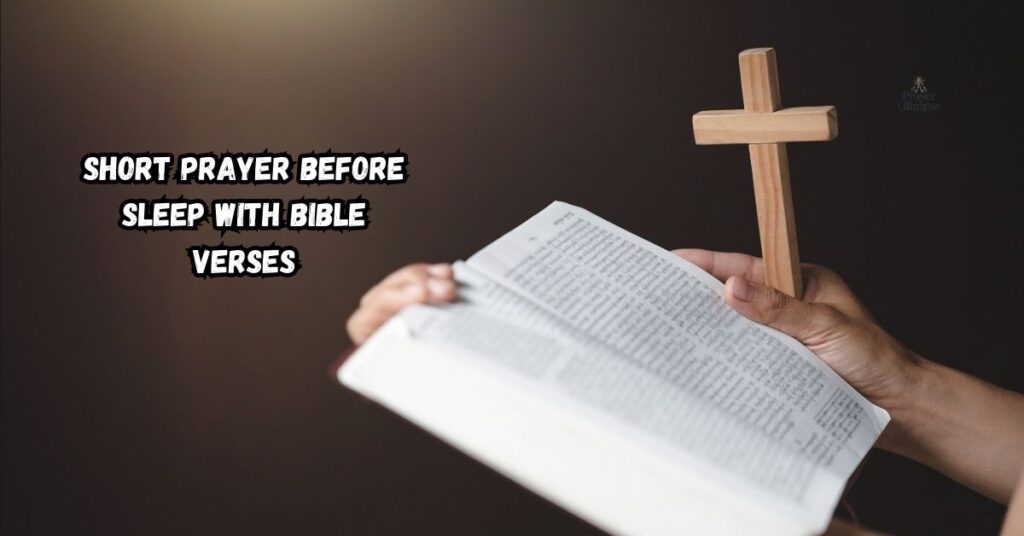 Short Prayer Before Sleep with Bible Verses