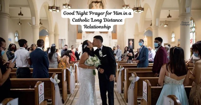 Good Night Prayer for Him in a Catholic Long Distance Relationship