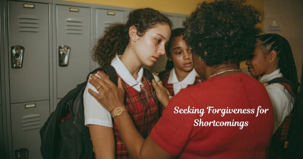 Seeking Forgiveness for Shortcomings