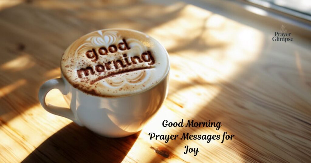 Good Morning Prayer Messages for Joy