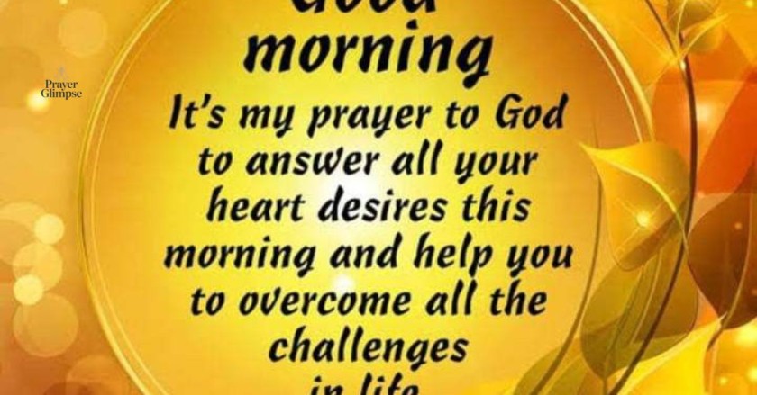 Good Morning Prayer Quote for a Friend