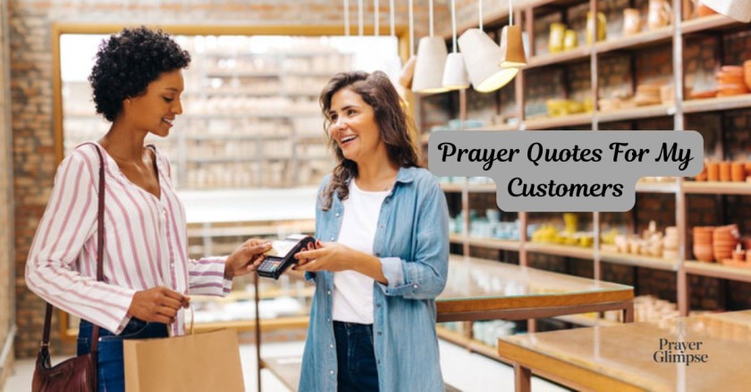 Prayer Quotes For My Customers