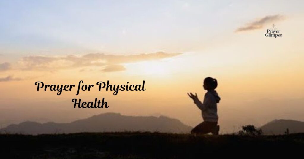 Prayer for Physical Health