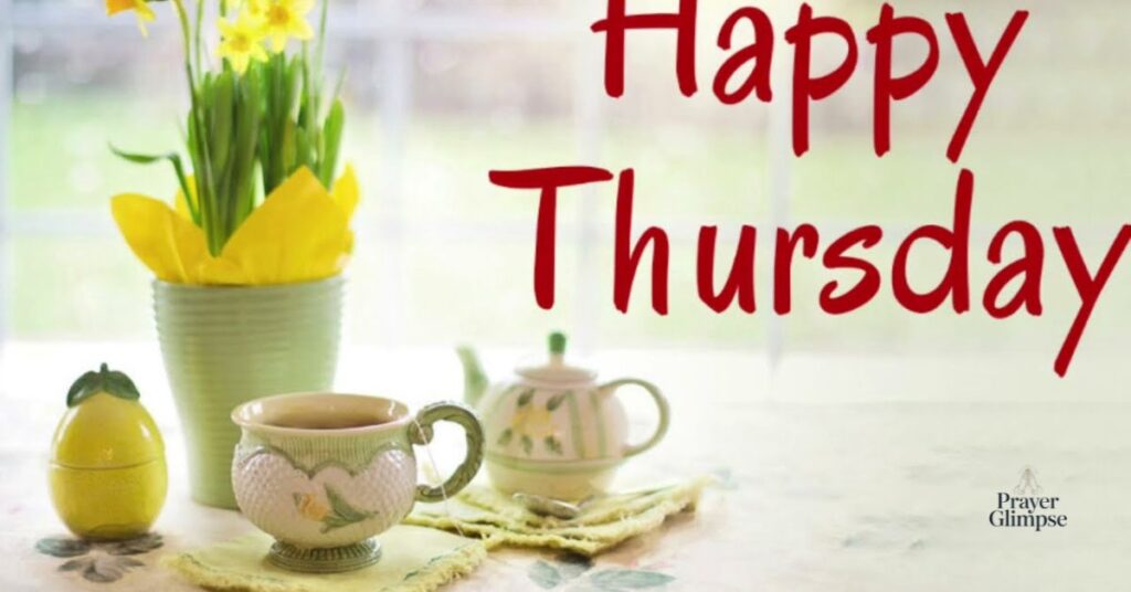 Why Thursday Mornings Matter Spiritually